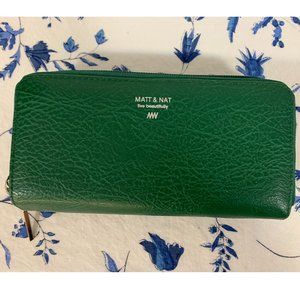 Matt and Nat Green Wallet